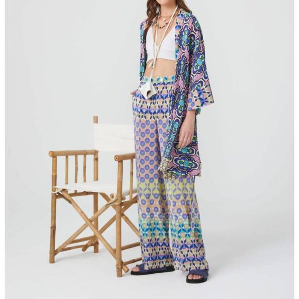 SFIZIO - Circle Trousers in Maiolica Print